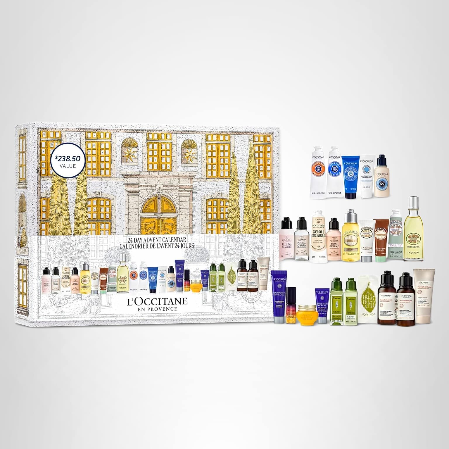 L'OCCITANE Advent Calendar, 24-Piece Luxury Beauty Countdown Holiday Gift Set Including Daily Skincare, Hair, Body & Fragrance, Travel Size Minis - Image 6