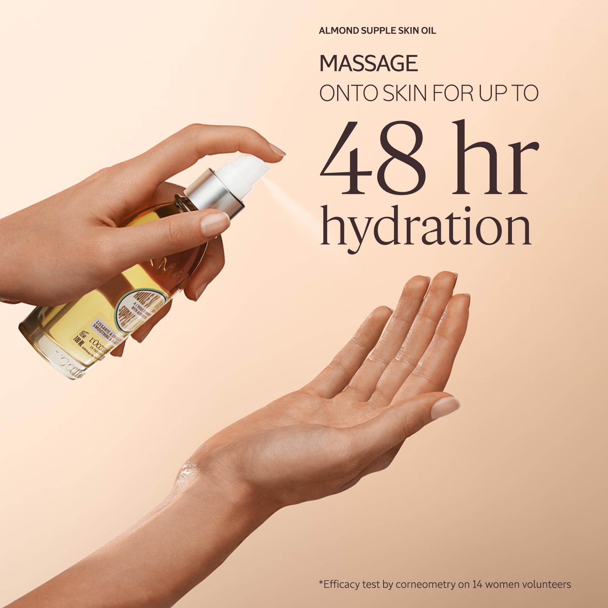 L'OCCITANE Almond Greatest Hits: Cleansing Shower & Supple Skin Oils, Moisturizer & Hand Cream, Purifies, Hydrates, Smooths Skin, Bath & Body Gift Set - Image 8