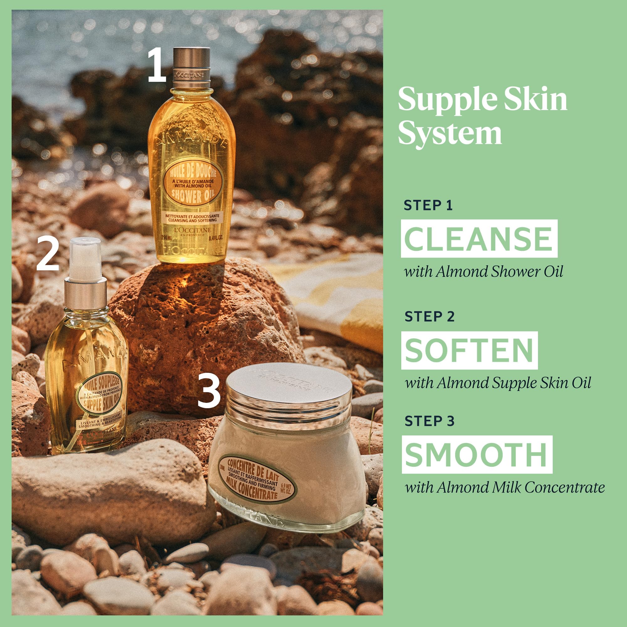 L'Occitane Almond Milk Concentrate, 48 Hour Hydration*, Moisturizes, Firms & Smooths Skin with Almond Milk & Oil, Clean Skincare, Non-Greasy, Vegan - Image 8