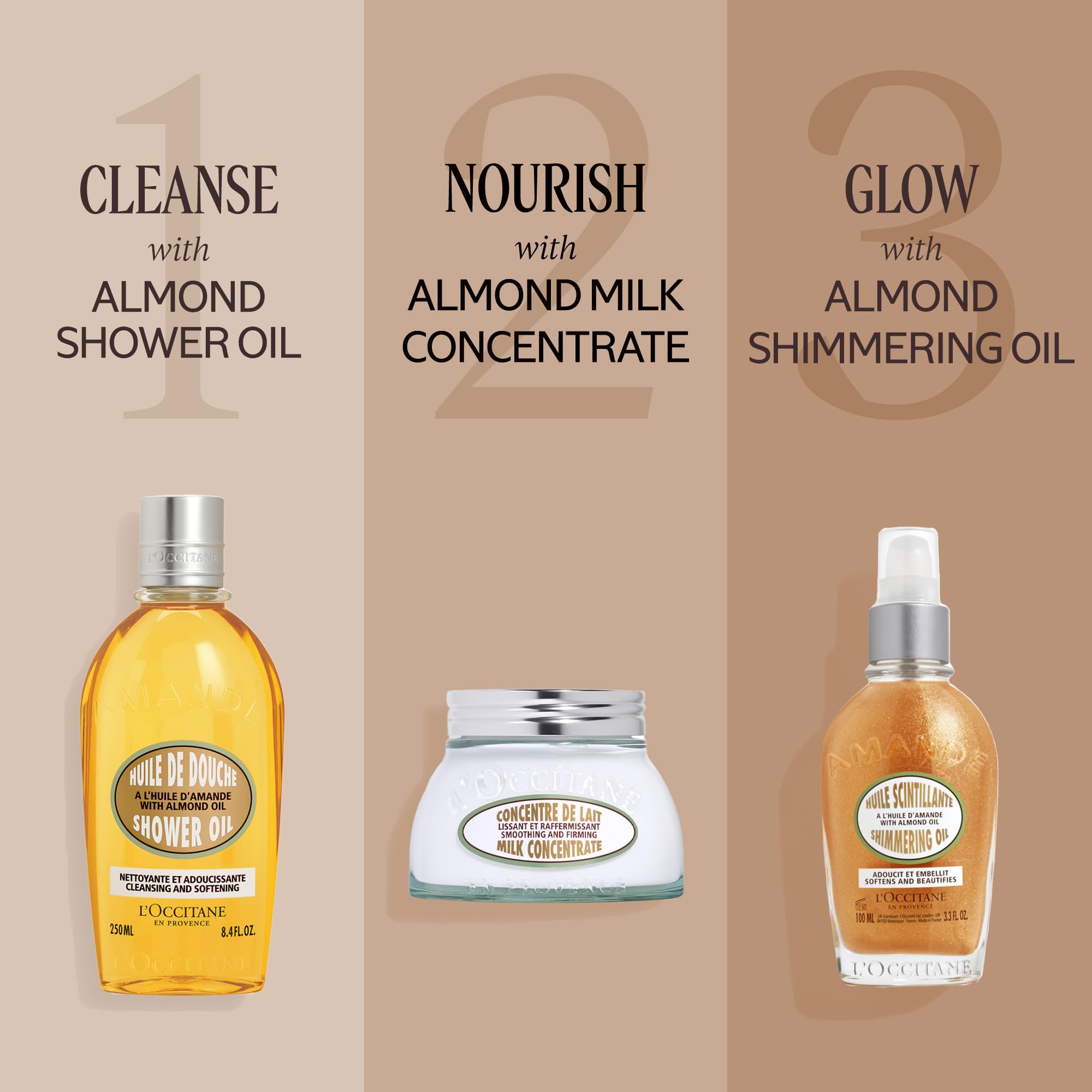 L'OCCITANE Almond Shimmering Body Oil: Instant Golden Glow 3.3 fl oz - Image 4