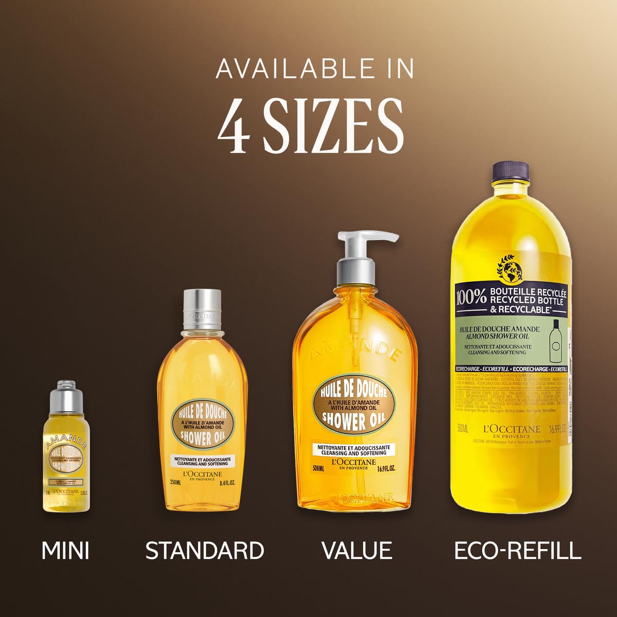 L'OCCITANE Cleansing & Softening Almond Shower Oil, Body Wash & Shaving Base Purifies & Smooths Without Drying Skin, Milky Lather, Nourishing Skincare - Image 9