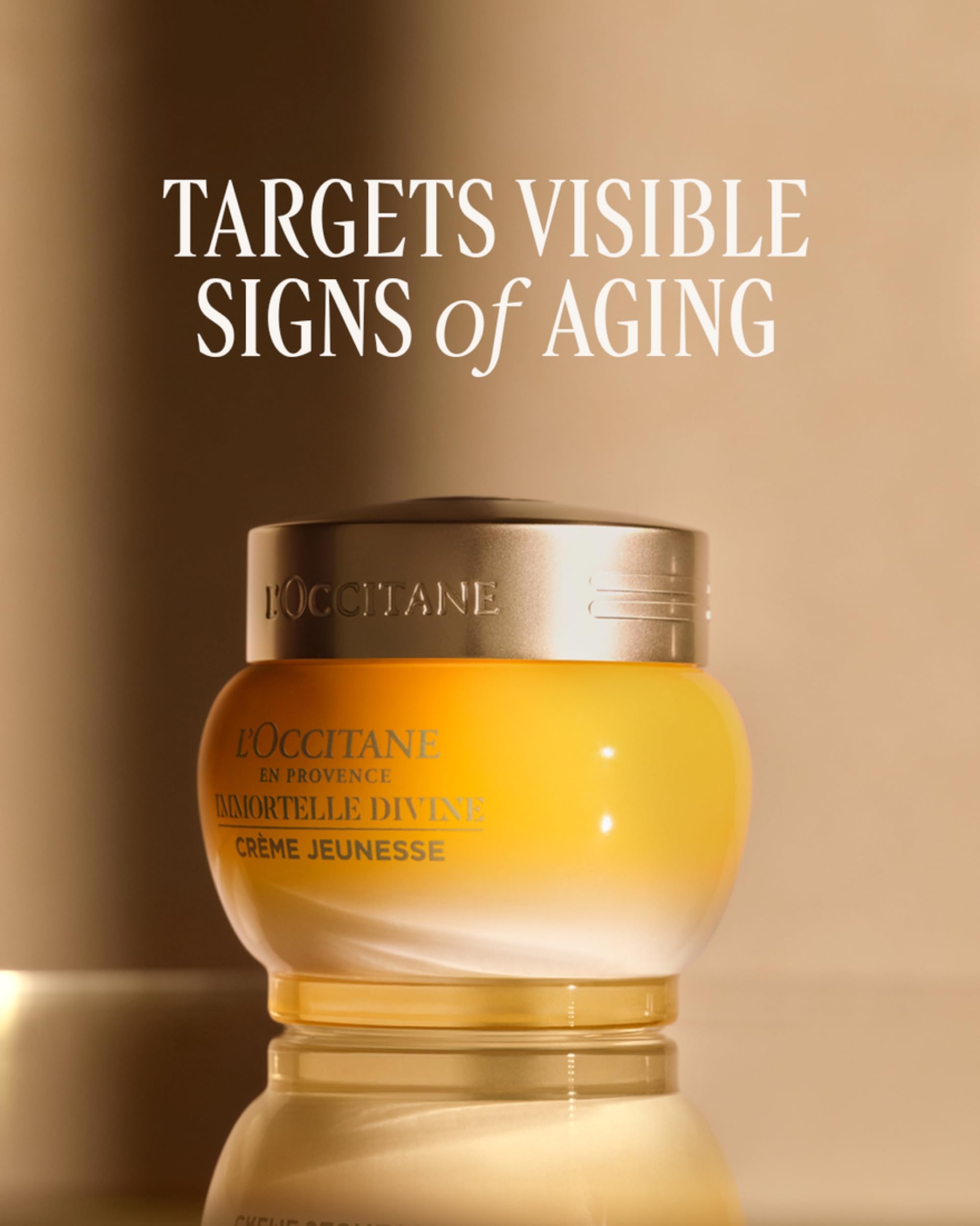 L'Occitane Immortelle Divine Cream, Anti-Aging Face Moisturizer, Firms Skin & Helps Reduce Fine Lines, Wrinkles & Age Spots, Daily Hydrating Skincare - Image 3