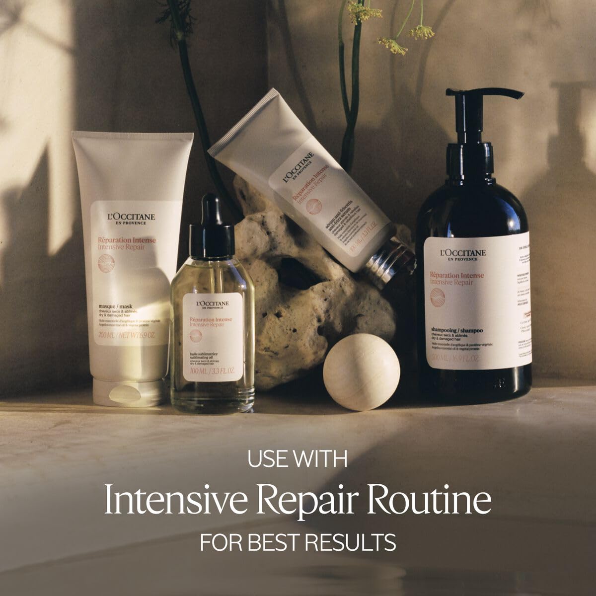 L'Occitane Intensive Repair Anti-Frizz Serum 3.30 fl. oz - Image 4