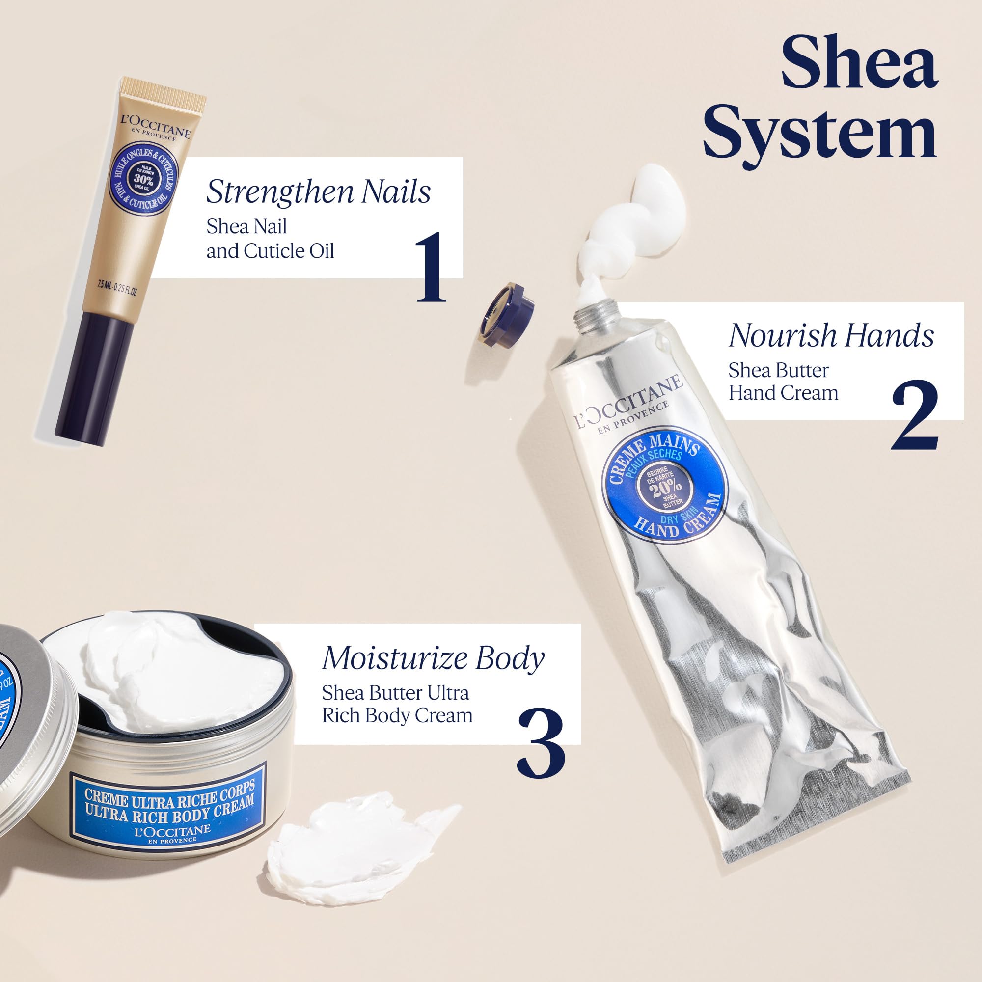 L’Occitane Shea Butter Ultra Rich Body Cream, Nourishing Moisturizer for Dry, Sensitive Skin, Fast Absorbing, Refillable, Vegan Skincare, Light Scent - Image 9