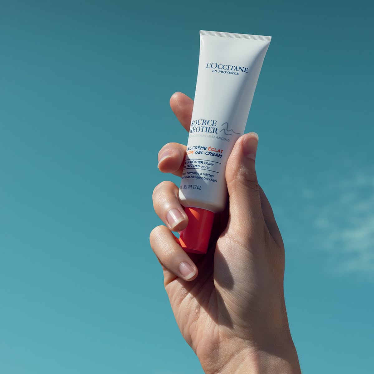 L'OCCITANE Source Reotier Glow Gel-Cream: Visibly Plump Skin, Dewy Finish, For Normal to Combination Skin, 1.7 Oz - Image 3