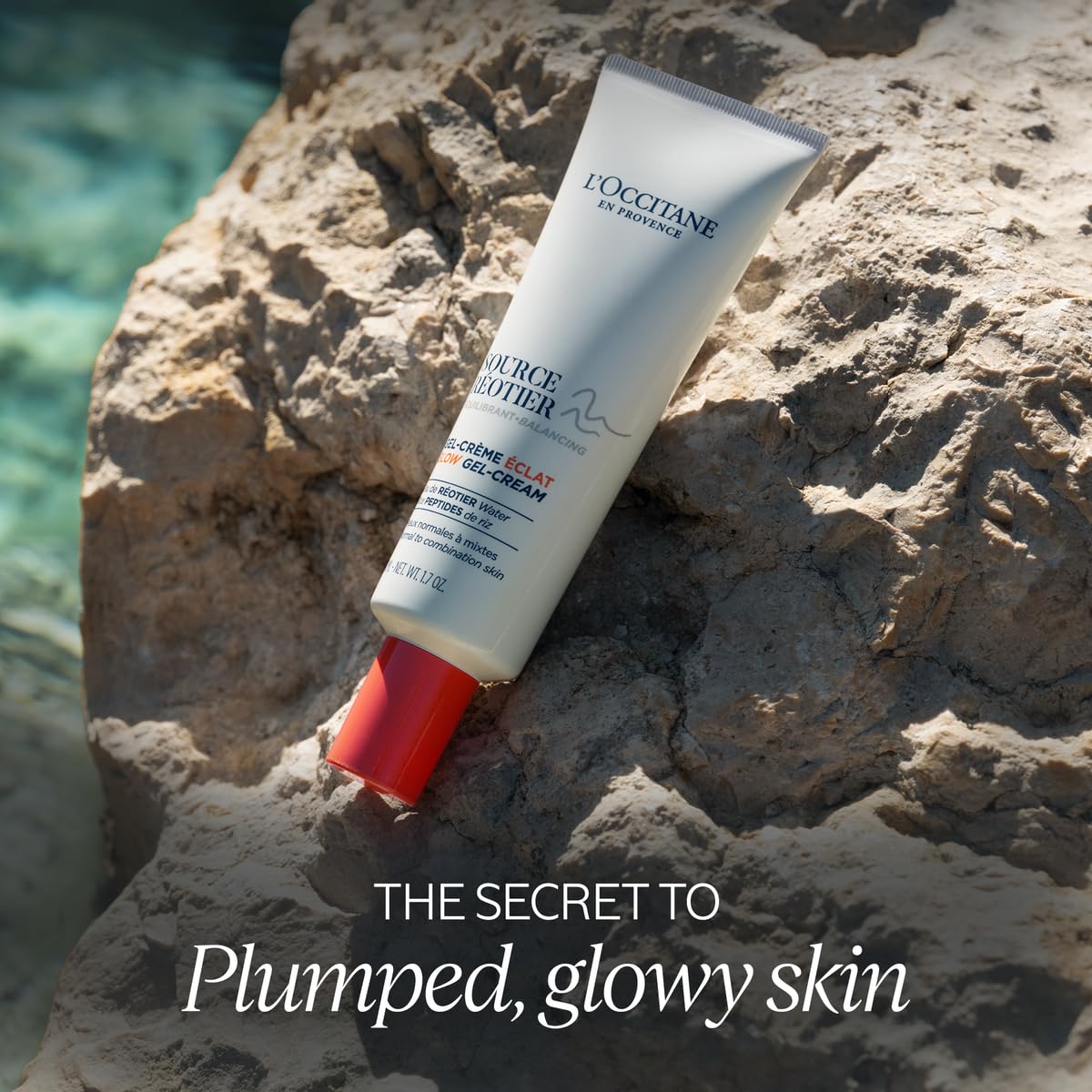 L'OCCITANE Source Reotier Glow Gel-Cream: Visibly Plump Skin, Dewy Finish, For Normal to Combination Skin, 1.7 Oz - Image 5